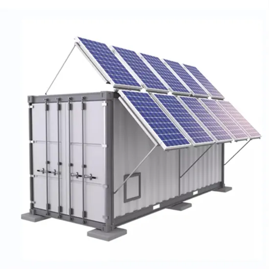 Niska cena i praktyczne zasilanie zewnętrzne z kontenera solarnego